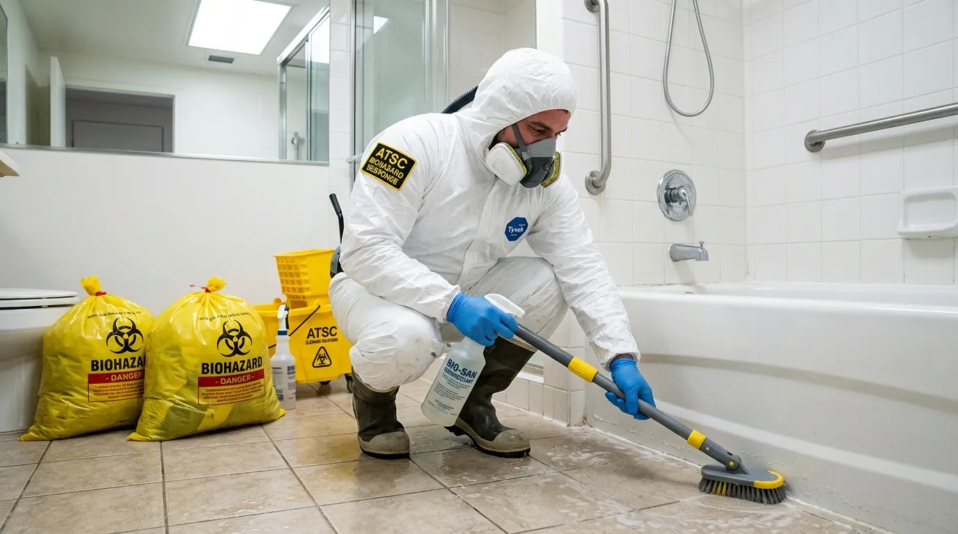 Decontamination equipment deployed for Blood Cleanup in Hurst